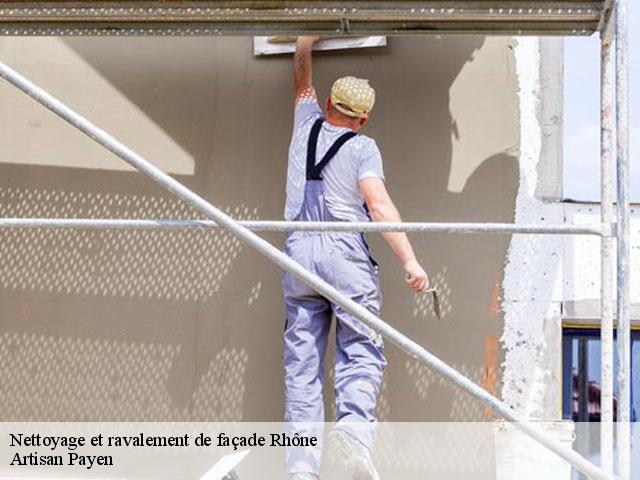 Nettoyage et ravalement de façade 69 Rhône  Artisan Payen