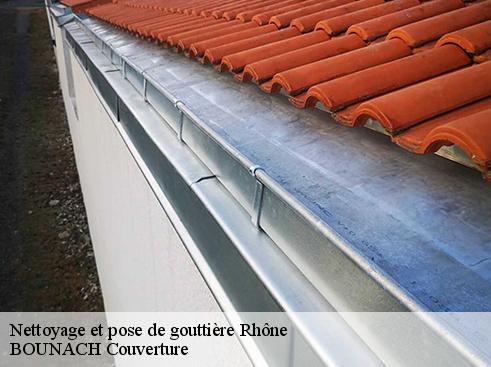Nettoyage et pose de gouttière 69 Rhône BOUNACH Couverture