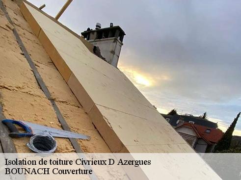 Isolation de toiture civrieux-d-azergues-69380 BOUNACH Couverture