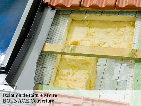 Isolation de toiture moire-69620 BOUNACH Couverture