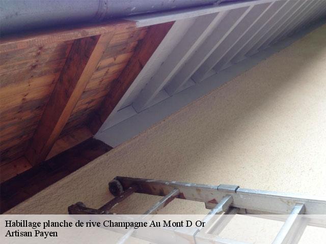 Habillage planche de rive  champagne-au-mont-d-or-69410 Artisan Payen